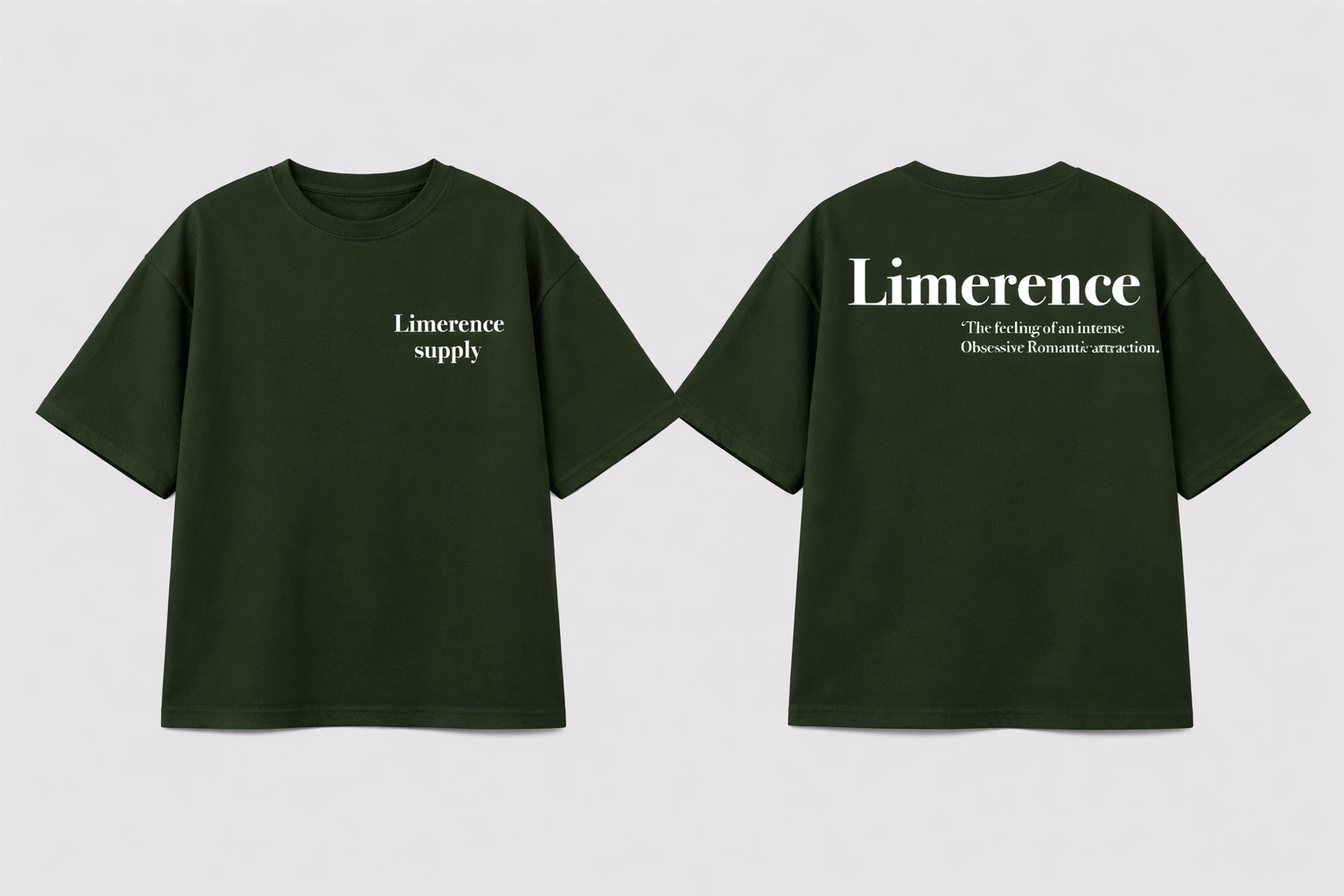 Limerence Supply Deep Green T-Shirt - Aurora Collection